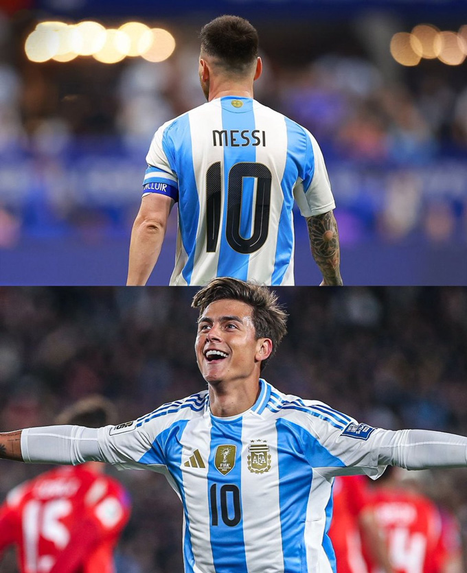 Dybala khẳng định áo số 10 của Argentina vẫn luôn thuộc về Messi